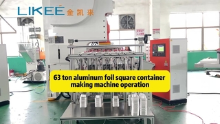 Mesin Pembuat Kontainer Aluminium Foil LK-T63