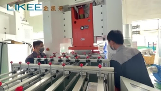 Mesin pembuat wadah persegi panjang aluminium foil T80