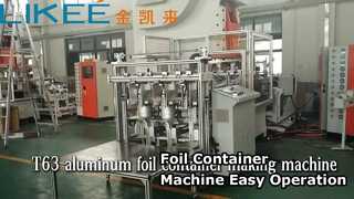 T63 ALUMINUM FOIL CONTAINER MAKING MACHINE