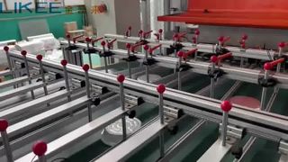 Lini produksi wadah aluminium foil T130 baki bulat 5 rongga