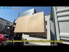 T63 Pengiriman mesin pembuat wadah aluminium foil