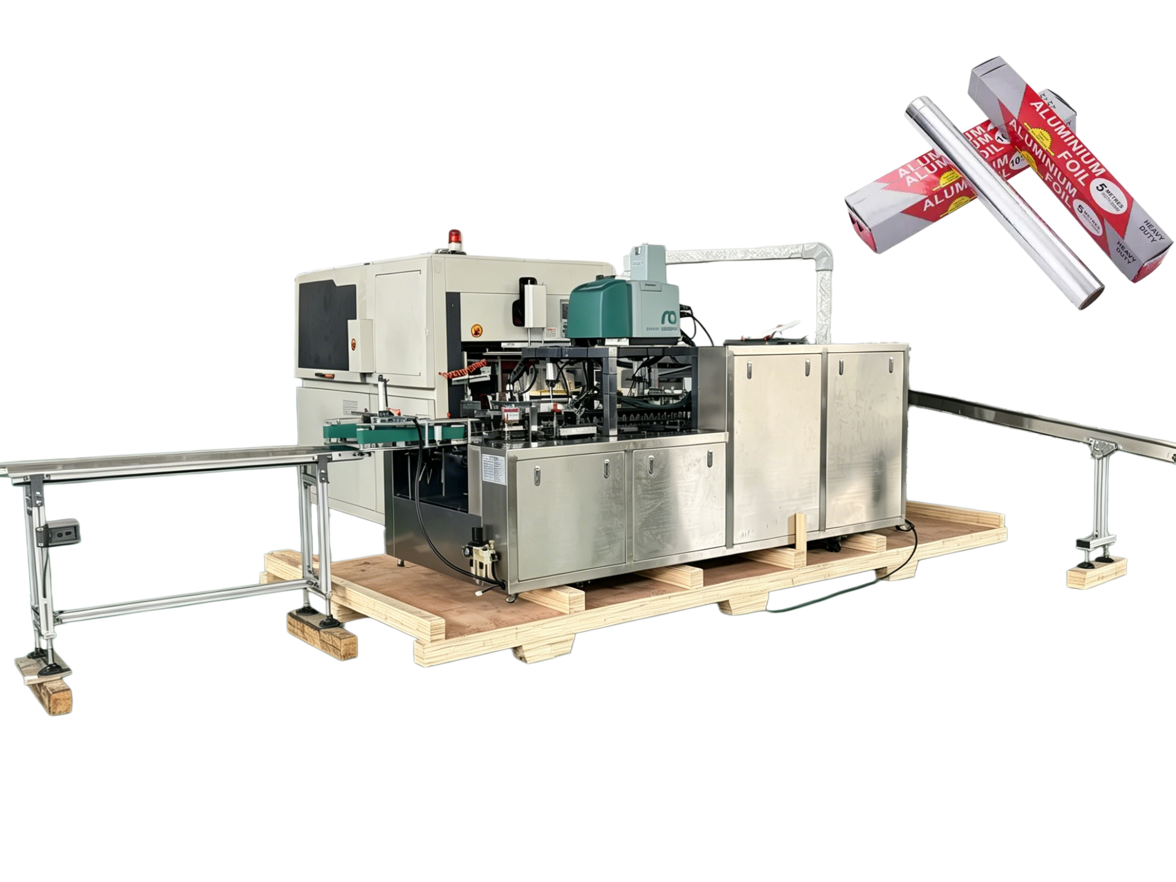 Blog perusahaan terbaru tentang Bagaimana LK-C500 Menembus Aluminium Foil Roll Packing Bottlenecks