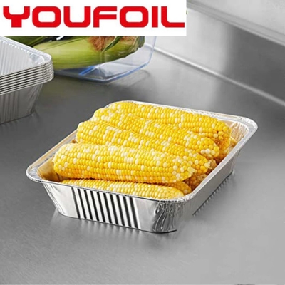 Beli Daur ulang wadah aluminium foil sekali pakai setengah ukuran Pan aman nyaman online manufacture