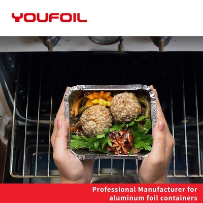 Beli Microwave Safe Disposable Aluminium Foil Tray 1 LB untuk Restoran online manufacture