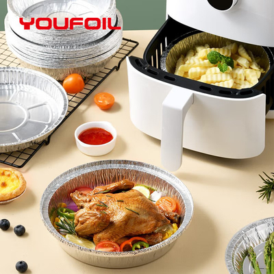 Beli Wadah Makanan Sekali Pakai Aluminium Foil 8 inci untuk Air Fryer online manufacture