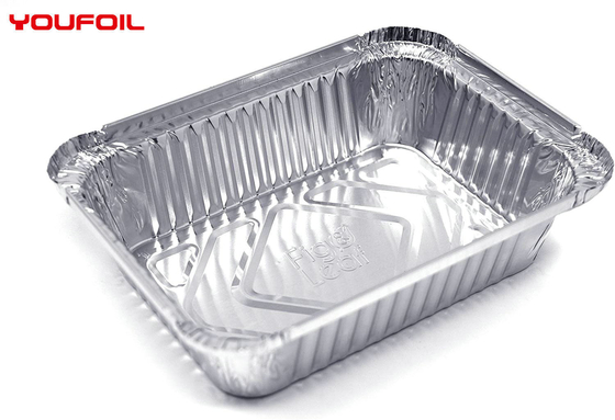 Beli Wadah Makanan Aluminium Foil Daur Ulang Baki Aluminium Persegi Panjang OEM online manufacture