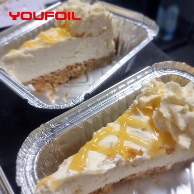 Beli Wadah Aluminium Foil Persegi Panjang Dinding Halus yang Dapat Didaur Ulang Sekali Pakai Untuk Memanggang Makanan online manufacture