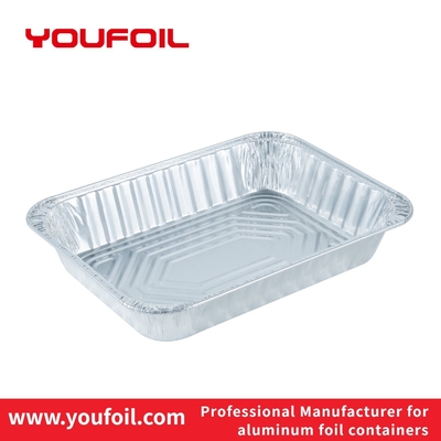 Beli Wadah Foil Aluminium Persegi Panjang Dinding Halus yang Dapat Didaur Ulang Kemasan Logam online manufacture