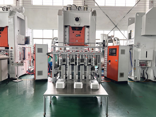Beli Mesin Pembuat Wadah Aluminium Ukuran Penuh Kontrol PLC Dengan 5 Rongga online manufacture
