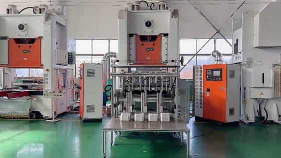 Beli Lini Produksi Kontainer Kotak Kemasan Food Grade 3 Fasa 800KN Kontainer Aluminium Foil online manufacture