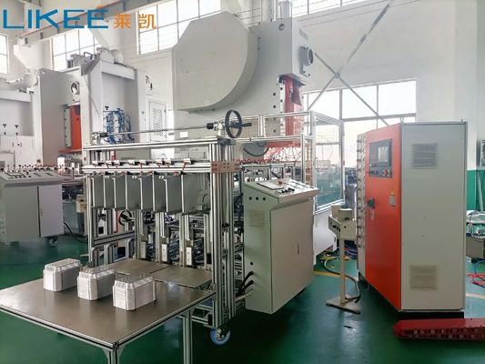 Beli Mesin Pembuat Wadah Aluminium Foil ISO Otomatis Satu Operator online manufacture