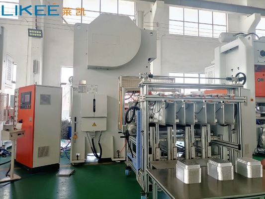 Beli SIMENSE Motor 12000 Pcs/h Lini Produksi Wadah Aluminium Foil LK-T63 online manufacture