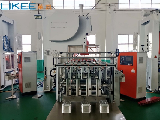 Beli Disesuaikan Embossing Aluminium Foil Container Membuat Mesin Mitsubishi PLC Control online manufacture