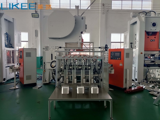 Beli Mesin Pembuat Pot Foil Aluminium Otomatis C Frame Produktivitas Tinggi online manufacture