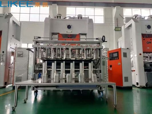 Beli T130 Aluminium Foil Container Full Size Pan Machine Perlindungan Lingkungan Satu kali pakai persegi panjang pembuatan online
