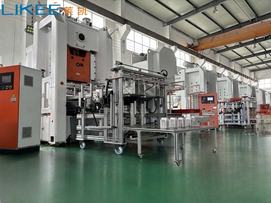 Beli Jepang Original Mitsubishi PLC Control Aluminium Foil Plate Making Machine 26KW online manufacture
