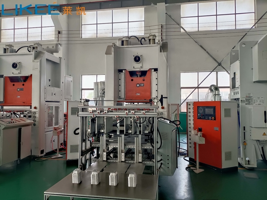 Beli H Frame Aluminium Foil Box Container Making Machine Dengan Mitsubishi PLC online manufacture