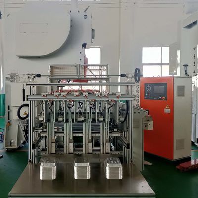 kualitas  Customized Silver Foil Container Machine With 1100*900MM Working Plate Pabrik