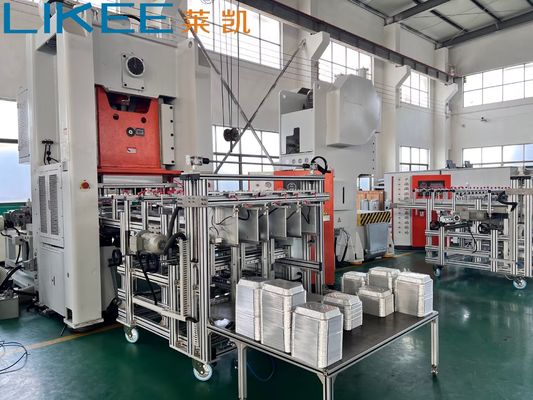 Beli LK-T80 Aluminium Foil Container Making Machine Wall Wrinkle Disposable Rectangular Ringan pembuatan online