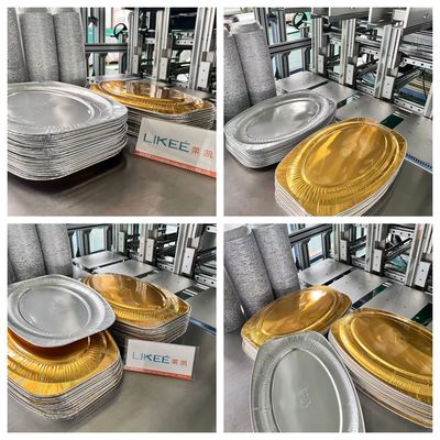 Beli LK-T80 Food Container Punching Machine Automatic Food-Safe Fish Pan Forming Machine online manufacture