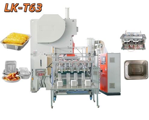 Beli T63 Aluminium Foil Food Container Baking Line OEM Tray Aluminium Daur Ulang online manufacture