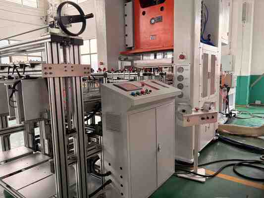 Beli LK-T80 Aluminium Foil Container Machine Desain Khusus Makanan sekali pakai Kekuatan tinggi online manufacture