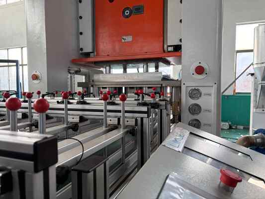 Beli LK-T80 Aluminium Foil Food Take Out Container Disposable Carry Out Cookware Making Machine online manufacture