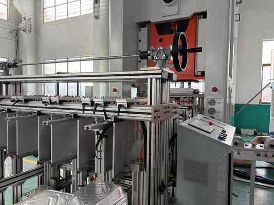 Beli Mesin Pembuat Wadah Sekali Pakai Aluminium Katering Maskapai 0.25mm online manufacture