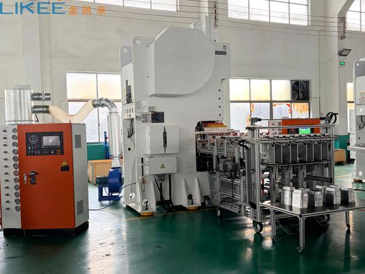 Beli Kecepatan tinggi 35-70 Stroke / Min Mesin pembuatan kontainer aluminium foil sepenuhnya otomatis dengan 9000pcs / jam output pembuatan online