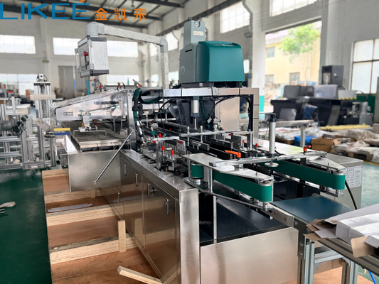 membeli Mesin Kartoning Otomatis Garis Kartoning yang disesuaikan untuk tisu basah, bungkus plastik & produk kertas, 380V 3-fase pembuatan online