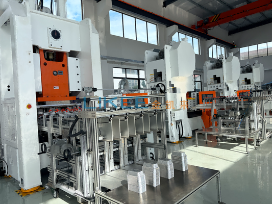 membeli Mesin Pembuat Piring Aluminium Foil 80ton 26KW dengan Perubahan Cetakan Cepat & Sistem Alarm Kesalahan Otomatis pembuatan online