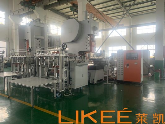 Beli 63ton Aluminium Foil Container Membuat Mesin Freezer Aman persegi panjang Ukuran Pan Barbecue online manufacture