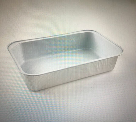 Beli OEM Logo persegi panjang aluminium foil wadah makanan untuk mengambil paket makanan cepat saji online manufacture