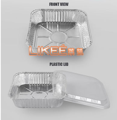Beli Barbecue 250ml Aluminium Foil Food Container Dengan Tutup yang Jelas online manufacture