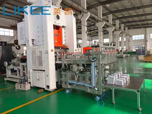 LK-T80 Aluminium Foil Plating Mesin Membuat 35-70 Strokes Per Menit 9 Inch