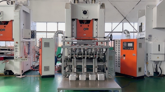 LK-T80 Mesin Press Pembuat Loyang Aluminium Foil Daya 26KW Schneider Electrical