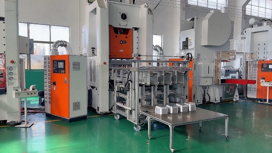 Mesin Pembuat Wadah Aluminium Foil LIKEE Auto Stacker Mesin Pembuat Foil Perak