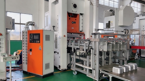 80Ton Pneumatic Food Container Box Making Machine Mesin Aluminium Packing Box Mesin