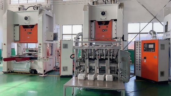 Mesin Pembuat Pelat Aluminium Foil Daya Kompresor 26KW Tekanan 63 Ton