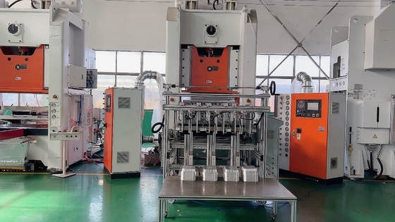 4 Cara 0.8Mpa Aluminium Foil Container Membuat Mesin Aluminium Packing Box Mesin