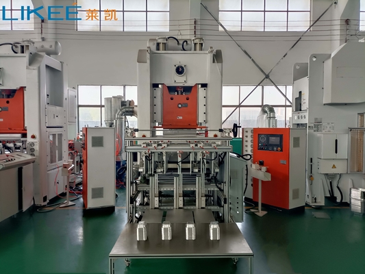 80TON 12000pcs/jam Mesin Pembuat Panci Aluminium Embossing yang Dapat Disesuaikan