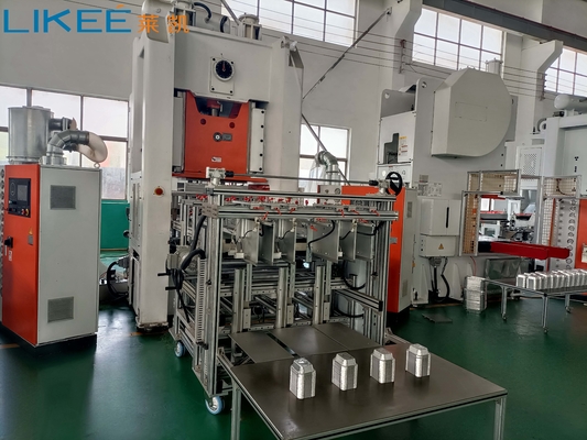 Desain Kustom Mesin Pembuat Baki Aluminium Foil Mitsubishi PLC 80 Ton