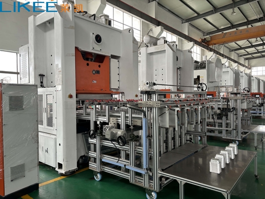 130 Ton Aluminium Foil Container Making Machine 29KW Mesin pembuatan foil aluminium
