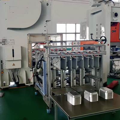 LK-T63 Mesin Pencetakan Foil Aluminium Kontainer Makanan Mesin Pembuatan Tray Kecepatan Tinggi