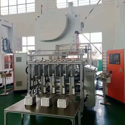 Mesin Wadah Makanan Aluminium dengan Ukuran Stroke 240mm dengan Konsumsi Daya 19.8KW dan Kapasitas Produksi 9000 Pcs / Jam