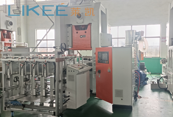 Mesin pembuatan pot aluminium listrik dengan kecepatan produksi 36-70 pot per jam