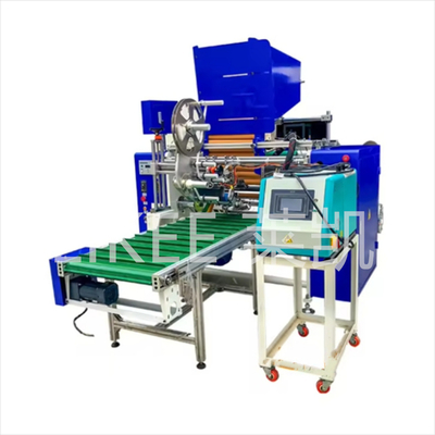 Otomatis Siemens Foil Aluminium Pemotong Roll Rewinding Mesin Dengan 6 Poros