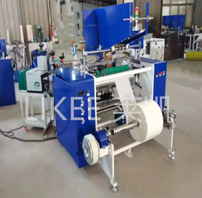 6 poros layar sentuh dikendalikan rumah foil roll Slitter mesin rewinding