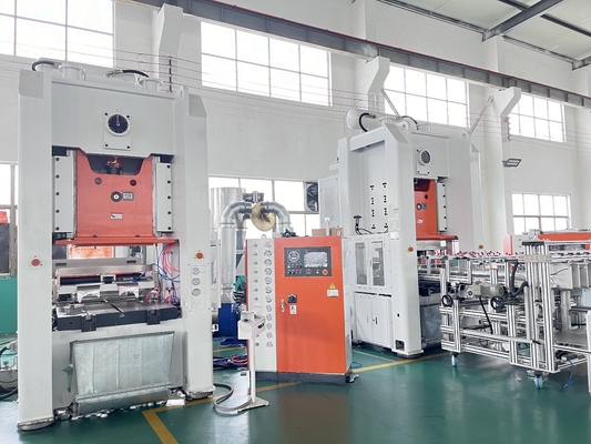 Siemens 36 ~ 70 Pot Per Jam Mesin Pembuatan Pot Aluminium Otomatis Mistubushi Kontrol PLC