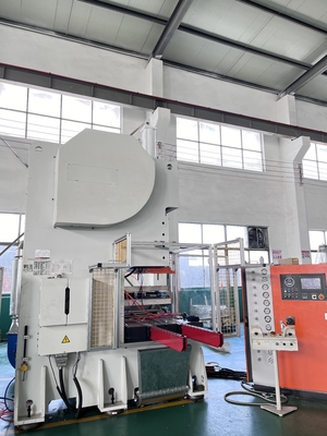 LK-T63 Mesin Pencetak Foil Aluminium Kontainer Makanan Desain Disesuaikan Tray Making Line
